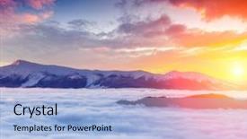  Presentation with happy new year - Beautiful slides featuring toning effect happy new year backdrop and a light blue colored foreground