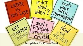  Presentation with now - Amazing slides having too late if not now backdrop and a yellow colored foreground