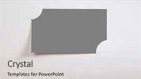  Presentation with business card - Presentation theme with tool document holder with die background and a  colored foreground