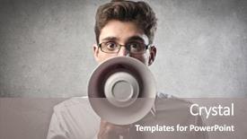  Presentation with diverse young adults - Beautiful theme featuring tools business - young businessman talking backdrop and a  colored foreground