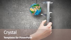  Presentation with hand tools - Amazing slide deck having tools succeede - close up of business person backdrop and a  colored foreground