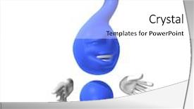  Presentation with swot analysis question mark word - Audience pleasing presentation theme consisting of branches and reeds of green streak across a backdrop of white backdrop and a sky blue colored foreground