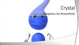  Presentation with character - Colorful slide deck enhanced with toon - 3d question mark character backdrop and a white colored foreground