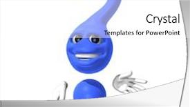  Presentation with character - Beautiful slide set featuring toon - 3d question mark character backdrop and a white colored foreground