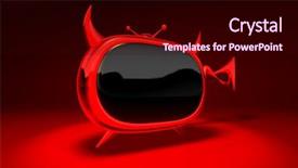  Presentation with evil - Cool new theme with toon - evil tv backdrop and a  colored foreground