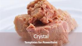  Presentation with eco - Colorful presentation theme enhanced with toon - fresh organic eco vegetable salad backdrop and a  colored foreground