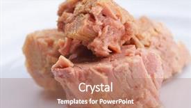  Presentation with eco - Presentation design having toon - fresh organic eco vegetable salad background and a  colored foreground