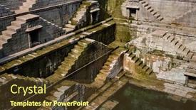  Presentation with jodhpur - Beautiful theme featuring toorji-ka-jhalra-bavdi-world backdrop and a tawny brown colored foreground