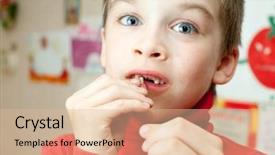  Presentation with lost - Slide set featuring ancient indian philosophy - vishnu and lakshmi old representation background and a sky blue colored foreground