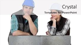  Presentation with building - Slide set consisting of tooth development - couple building wall background and a  colored foreground