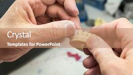  Presentation with mold - Cool new presentation with tooth implants in the lab backdrop and a coral colored foreground