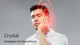  Presentation with dentistry - Audience pleasing PPT layouts consisting of tooth pain - people healthcare dentistry and problem backdrop and a  colored foreground