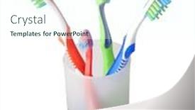  Presentation with history earth globe isolated white - Beautiful slides featuring toothbrush-isolated-on-a-white backdrop and a cool aqua colored foreground