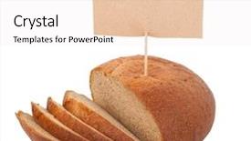  Presentation with price volatality - Colorful presentation theme enhanced with toothpick - bread with price tag backdrop and a white colored foreground