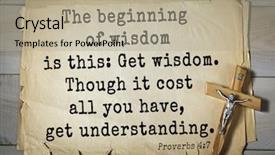  Presentation with understanding - Beautiful PPT theme featuring top- 150 bible verses backdrop and a mint green colored foreground