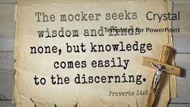  Presentation with top 150 - Slides with top- 150 bible verses background and a mint green colored foreground