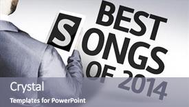  Presentation with best - Amazing PPT theme having top 10 - business man with the text backdrop and a light gray colored foreground