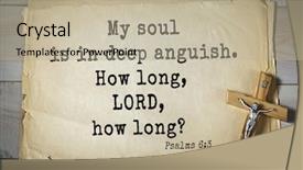  Presentation with anguish - PPT layouts featuring top-1000 bible verses from psalms my soul is in deep anguish how long lord how long background and a mint green colored foreground