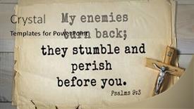  Presentation with bible psalms - Presentation theme having top-1000 bible verses background and a mint green colored foreground