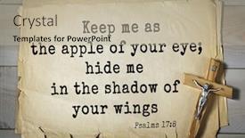  Presentation with bible psalms - PPT layouts having top-1000 bible verses from psalms keep me as the apple of your eye hide me in the shadow of your wings background and a mint green colored foreground
