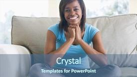  Presentation with teenage girl - PPT theme enhanced with top 15 - portrait of teenage girl background and a ocean colored foreground