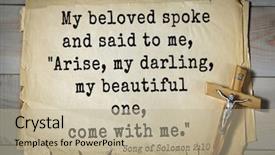  Presentation with top 150 - Theme enhanced with top-150 bible verses background and a mint green colored foreground