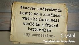  Presentation with top 150 - Presentation design featuring top-150 sophocles athenian playwright background and a coral colored foreground