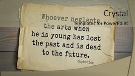  Presentation with top 150 - Presentation design having top-150 sophocles athenian playwright background and a  colored foreground