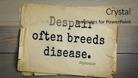  Presentation with top 150 - Presentation featuring top-150 sophocles athenian playwright background and a  colored foreground