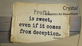  Presentation with top 150 - Presentation theme consisting of top-150 sophocles athenian playwright background and a  colored foreground