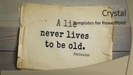  Presentation with top 150 - Presentation theme featuring top-150 sophocles athenian playwright background and a  colored foreground