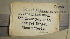  Presentation with top 150 - Cool new presentation theme with top-150 sophocles athenian playwright backdrop and a  colored foreground