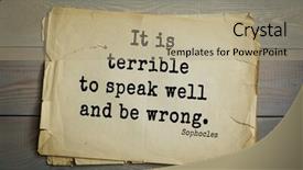  Presentation with top 150 - Amazing PPT theme having top-150 sophocles athenian playwright backdrop and a  colored foreground