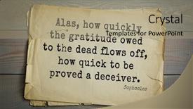  Presentation with top 150 - Audience pleasing PPT theme consisting of top-150 sophocles athenian playwright backdrop and a coral colored foreground