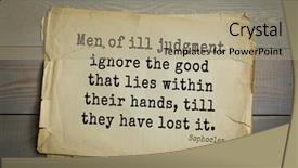  Presentation with top 150 - Presentation theme with top-150 sophocles athenian playwright background and a  colored foreground