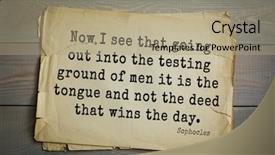  Presentation with top 150 - Colorful slide deck enhanced with top-150 sophocles athenian playwright backdrop and a  colored foreground