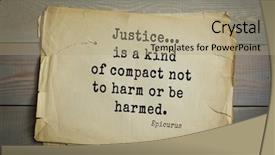  Presentation with ancient greek - Slide deck having 20 ancient greek philosopher epicurus background and a coral colored foreground