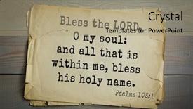  Presentation with bible psalms - Cool new theme with top 500 bible verses bless backdrop and a coral colored foreground