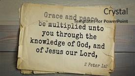  Presentation with grace - Audience pleasing slide set consisting of top 500 bible verses grace backdrop and a coral colored foreground