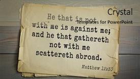  Presentation with bible verses - Beautiful slide set featuring top 500 bible verses he backdrop and a coral colored foreground