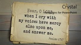  Presentation with voice - Slide deck featuring top 500 bible verses hear background and a coral colored foreground