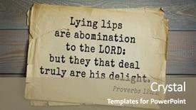  Presentation with bible verses - PPT theme consisting of top 500 bible verses lying background and a coral colored foreground