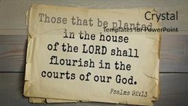  Presentation with bible verses - PPT layouts having top 500 bible verses those background and a coral colored foreground