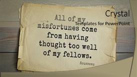  Presentation with enlightenment - Theme having top-60 jean-jacques rousseau background and a mint green colored foreground