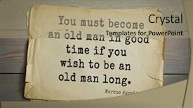  Presentation with roman - Slide deck consisting of top-60 marcus aurelius roman background and a mint green colored foreground