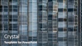  Presentation with greenhouses - Cool new PPT theme with top-aerial-view-over backdrop and a ocean colored foreground