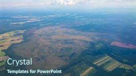  Presentation with swamp - Slide deck having top-aerial-view background and a ocean colored foreground