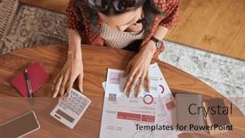  Presentation with electricity - Slide deck having top-angle-view-of-young background and a coral colored foreground