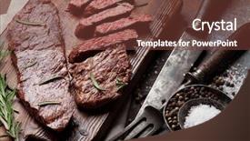  Presentation with blade - Amazing slides having top blade or denver grilled backdrop and a tawny brown colored foreground