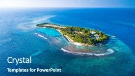  Presentation with maldives - Colorful presentation enhanced with top bottom - aerial view of the tropical backdrop and a ocean colored foreground